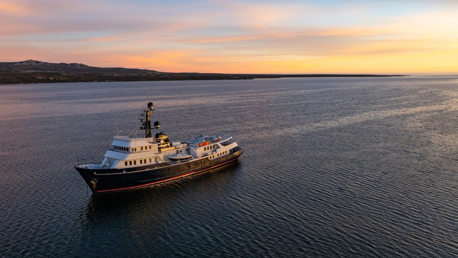 Departing Stanley in the Falkland Islands